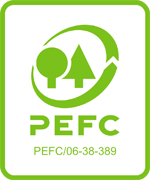 Logo: PEFC-06-38-389 Zertifiziert